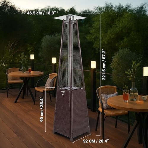 Pyramid gas patio heater - pyramid,