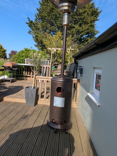 Patio gas heat lamp - gas, full